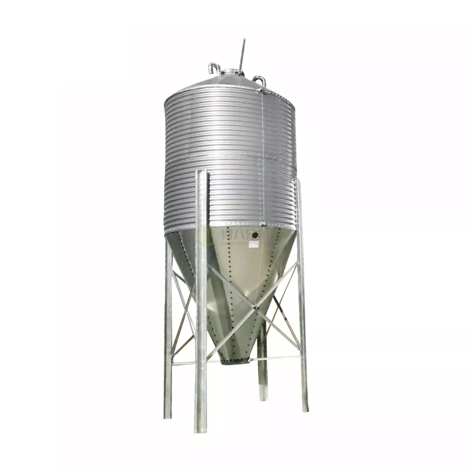 Galvanized Corrugated Feed Storage Silo