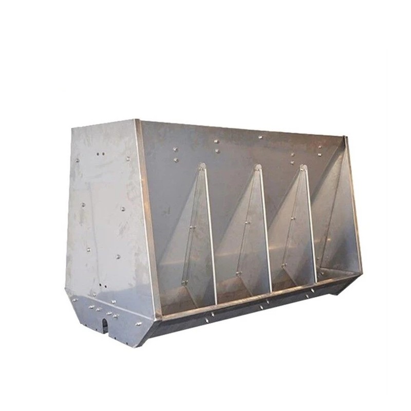 Stainless Steel Double Sided Pig Feeder